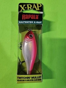 Rapala SXRTM06HP X-rap® Twitchin’ Mullet 2-1/2" Hot Pink - Picture 1 of 3