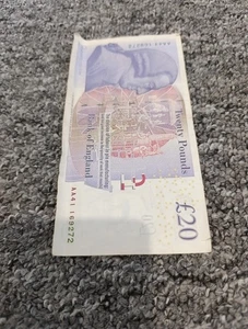 1 x £20 - Twenty Pound Note AA OLD STYLE Adam Smith Prefix AA - Picture 1 of 3