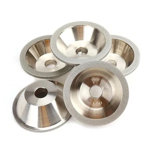 4inch Diamond Grinding Wheel Cup Carbide Metal Cutter Grinder 100-600 Grit Tool∂ - Picture 1 of 21