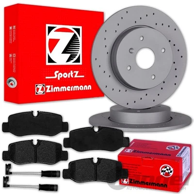 Zimmermann Sport Rear Brake Discs + Pads for Mercedes W447 V-Class + Vito - Image 1 of 4