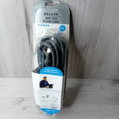 BELKIN IEEE 1284 PRINTER CABLE 3M - NEW IN BOX - Image 1 of 4