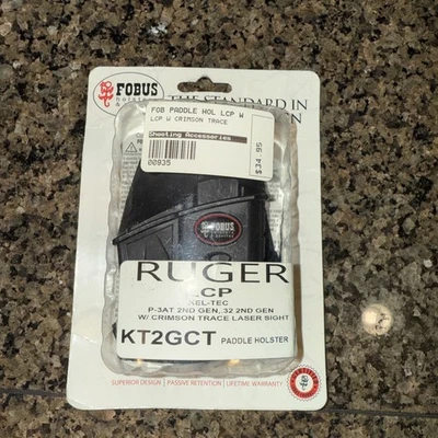 FOBUS Ruger Lcp,Kel-Tec P-3at Right Hand Belt Holster 2nd Gen KT2GCT - Image 1 of 4