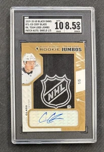 2019-20 UD Black Diamond Cody Glass Shield RPA /5 Rookie Patch Auto SGC 8.5/10 - Picture 1 of 2