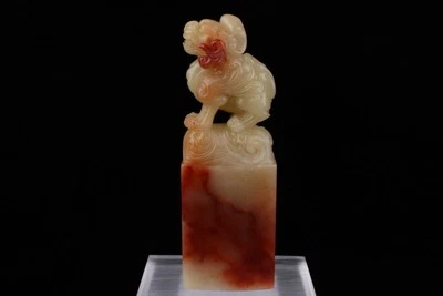 0084 Natural Shoushan Fuyong Stone Seal Stamp for Engraving (Xiezhi) - Image 1 of 4