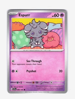 Espurr (Common) SV08: Surging Sparks 084/191 NM - Image 1 of 2