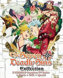 The Seven Deadly Sins Season 1-5 Vol.1-100 End + 4 Movie + 2 OVA ENGLISH DUBBED - Imagen 1 de 6
