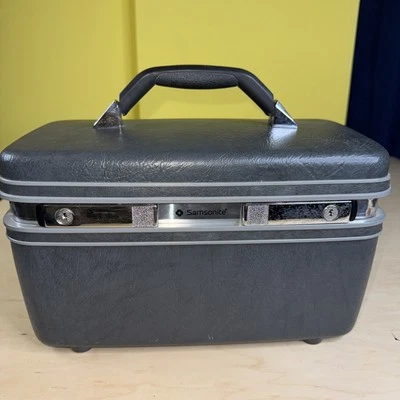 Estuche de Maquillaje de Colección SAMSONITE Profile II GRIS Estuche Espejo COMO NUEVO Foto 1 de 4