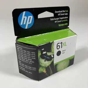 HP 61XL Black High Yield Ink Cartridge CH563WN OEM Exp Aug 2026 - Picture 1 of 4