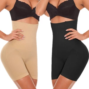 Women's High-Waisted Shorts Pants Slimming Body Shaper Girdle Shapewear Panty US - Picture 1 of 20