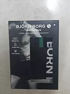 Pack of 2 Björn Borg Boxer Shorts Waistband New Boxed SIZE M New - Picture 1 of 7