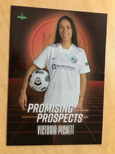 VICTORIA PICKETT 2021 PARKSIDE NWSL PROMISING PROSPECTS RED FOIL SP ROOKIE KC