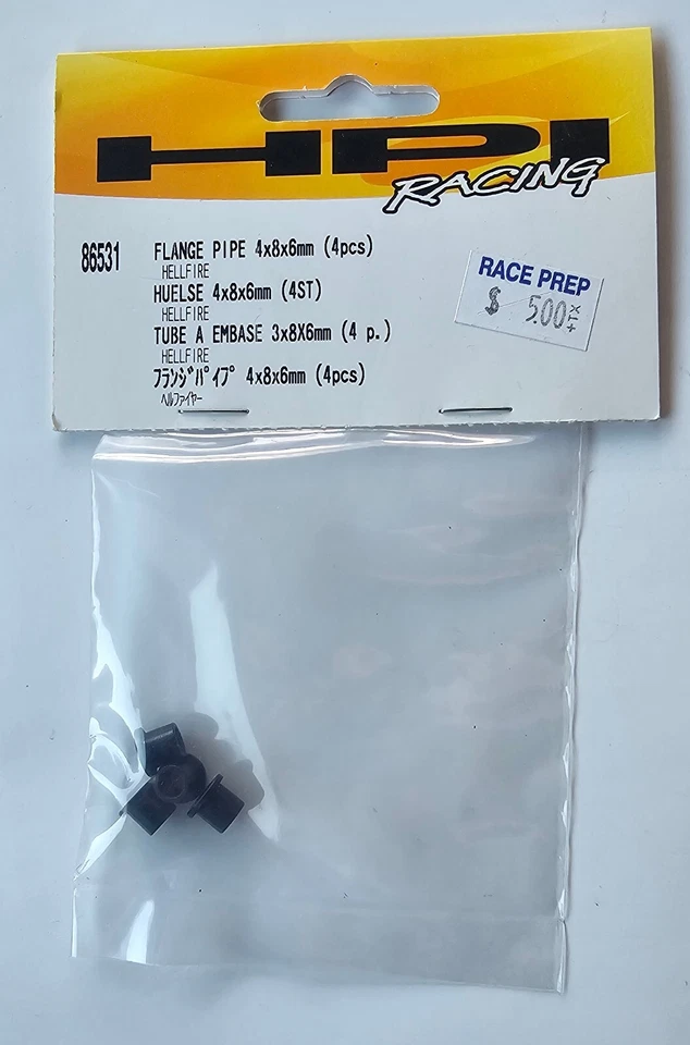 HPI Racing 86531 Flange Pipe 4x8x6mm (4pcs) - Image 1 of 1