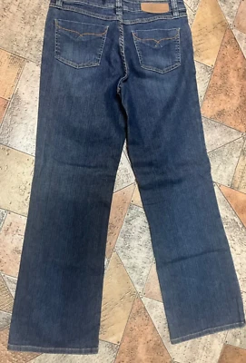 CHRISTOPHER BLUE JEANS SIZE 14 BOOTCUT 9.5” RISE 32”L - Image 1 of 4