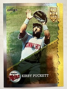 1995 Score Baseball Kirby Puckett Hall of Gold #HG11 HOF Minnesota Twins - Picture 1 of 2