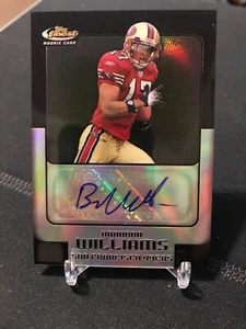 2006 Topps Finest Rookie Brandon Williams Auto! Ref /99! Rare 49ers RC - Picture 1 of 3