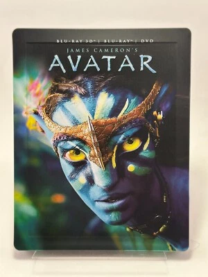 Avatar Embossed 3D Blu-ray Steelbook [UK] Embossed RARE OOP w/ J-Card - Image 1 of 4