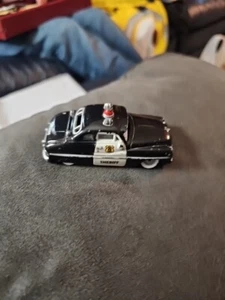 Disney Pixar Cars Diecast SHERIFF Car 3.25” Long Mercury Patrol Car Sticky Wheel - Picture 1 of 15