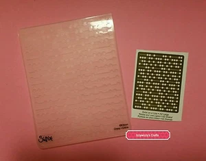 Sizzix PUNTOS EN UNA LÍNEA manchas textura A2 carpeta de estampado grande NUEVO (160) - Imagen 1 de 1