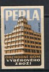 MATCHBOX LABELS CZECHOSLOVAKIA- Perla trade house,  1955 -**