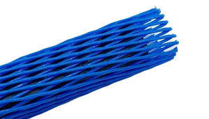 Ø15-25 mm Netzschlauch Oberflächenschutznetz 21 g/m | BLAU | Meterware - Bild 1 von 5