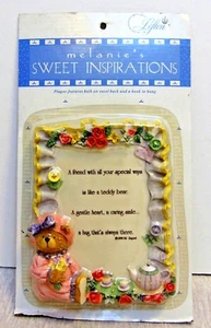 Lefton Melanie's Sweet Inspirations Plaque 1999 Friendship - Picture 1 of 5