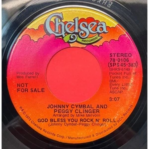 Johnny Cymbal and Peggy Clinger God Bless You Rock n Roll 45 Promo Chelsea - Bild 1 von 4