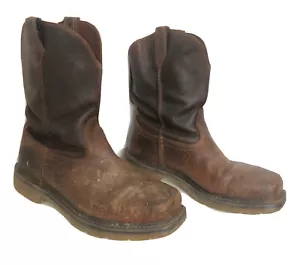Ariat Rambler Steel Toe Leather Work Boot Size 10D 10008642 Brown Pull On - Picture 1 of 7