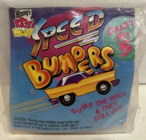 RED CAR Wendy's Kids Meal Speed Bumpers VEHICLE Vintage Collectible 1992 SEALED