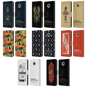 FANTASTIC BEASTS: THE SECRETS OF DUMBLEDORE GRAPHICS LEATHER BOOK CASE MOTOROLA - Picture 1 of 14
