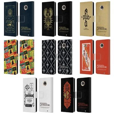 FANTASTIC BEASTS: THE SECRETS OF DUMBLEDORE GRAPHICS LEATHER BOOK CASE MOTOROLA - Image 1 of 4