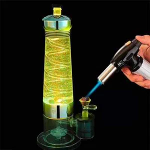 Lavalampenbong: Glitzer Glycerin - jede Farbe Tabak Wasserpfeife Wasserpfeife - Bild 1 von 1