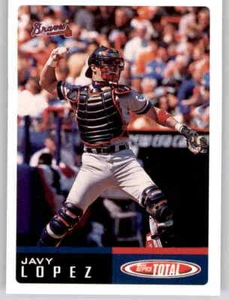 2002 Topps Total Javy Lopez Base Card MLB PWE Braves #820 - Picture 1 of 2