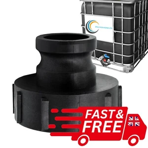 IBC S100x8 (3 Zoll) Buchse Stütze auf (2 Zoll) Camlock Adapter - Bild 1 von 5