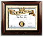 Personalized Worlds Best Grandpa AWARD CERTIFICATE DIPLOMA - FATHERS DAY GIFT
