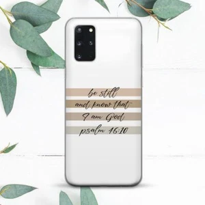 Bibelverse Christentum Zitate Hülle für Samsung Note 20 S20 S21 S22 S23 S24 FE - Bild 1 von 1