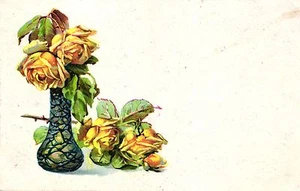 Blumen, Rosen, Blumenvase, 1918 - Picture 1 of 1