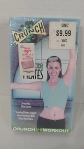 Crunch Workout Fat Burning Pilates VHS Ellen Barrett Standing Moves Classic Mat - Picture 1 of 5