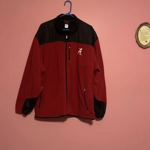 Genuine Stuff Brand Alabama Crimson Tide Zip Jacket Embroidered Size XXL - Picture 1 of 14