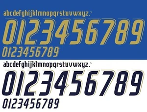 Conjunto de nombre y número para la Copa Mundial de Italia 2006 local/fuera de la selección nacional de fútbol - Imagen 1 de 1