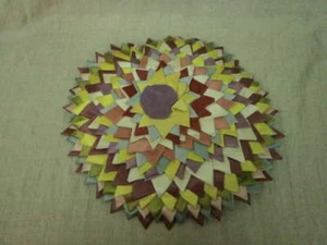 Funeral Ribbon Memorial Pillow Handmade Folk Art circa 1959 - Picture 1 of 6