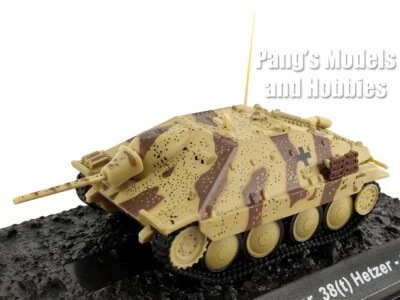 Jagdpanzer 38 Hetzer Tank Destroyer German Army 1944 - 1/72 Scale Diecast Model - Image 1 of 4