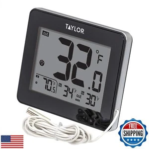 Taylor Wired Digital Indoor/Outdoor Thermometer with Easy-to-Read LED Display - Picture 1 of 4