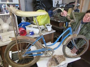 Schwinn Stingray 1966 Original Rare Girls Bike Barn Find - Picture 1 of 21