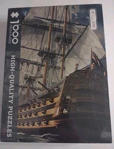NIB CHeng QISM SEA ADVENTURE Warship 1000  PIECE HIGH QUALITY PUZZLE  New SEALED - Picture 1 of 5