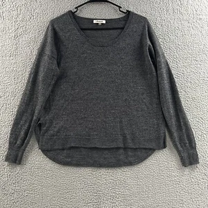 Madewell Womens Sweater Gray Size Small Long Sleeve High Low Wool Blend - Picture 1 of 17
