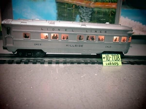 Lionel Lines  Postwar 2423  Lighted  HILLSIDE OBSERVATION Passenger Car  . - Picture 1 of 7