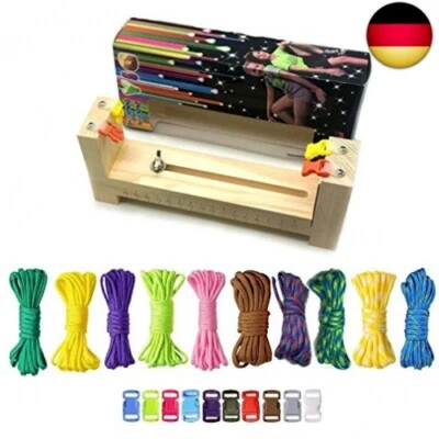 HONGCI Armbandmacher-Baukasten, 10 seitliche Öffnungen aus Kunststoff und 10