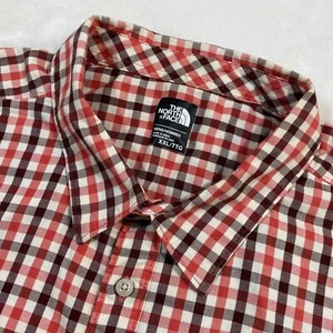 The North Face Hemd Gingham kariert rot kariert kurzarm Herren XXL - Bild 1 von 9