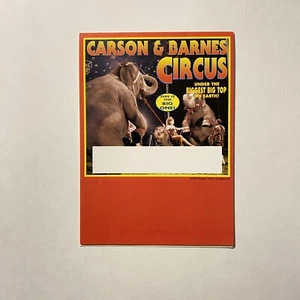 Carson & Barnes Circus 2006 Tischaufsatz Werbung  - Bild 1 von 3