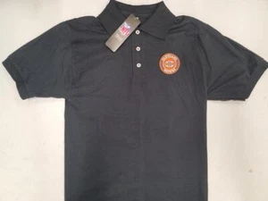 0730 Herren NFL Apparel CLEVELAND BROWNS Polo Football Trikot Shirt SCHWARZ ORANGE - Bild 1 von 4